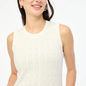 J. Crew Factory white pullover sleeveless sweater XL
NWT